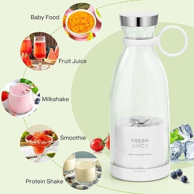 Portable Mini USB Rechargeable Juice Blender